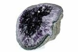 Wide, Dark Purple Amethyst Geode - Uruguay #379353-2